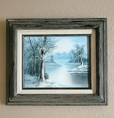 Vintage Oil Painting Signed By Weatherman • $49.99