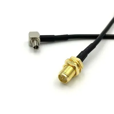 £3.95 • Buy TS9 Male Plug To RP SMA Female 15cm Pigtail Cable RG174     332