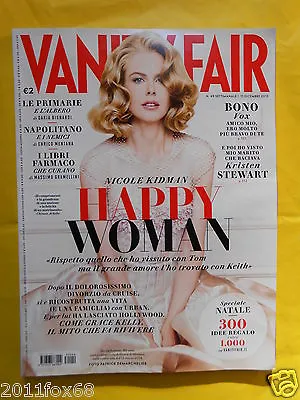 Vanity Fair 49 Nicole Kidman Herb Ritts Liberty Ross Bono Vox Italian Magazine • $15.35