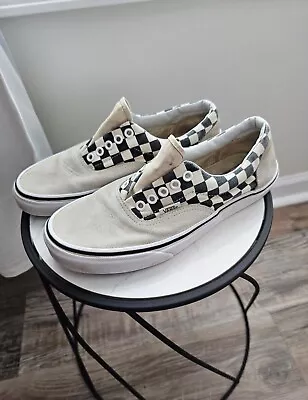 Vans Era Checkerboard Shoes Black White • $17