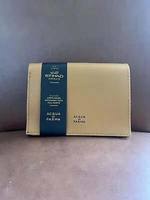 ***BRAND NEW*** ETIHAD Business Class Acqua Di Parma Amenity Kit Pouch - Orange • £8