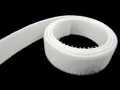 £2.08 • Buy Double Sided Hook And Loop Tape Black White 10mm 20mm 150mm Cable Ties Straps