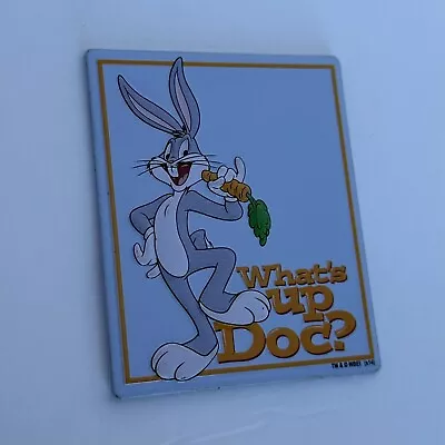 Vintage LOONEY TUNES  What's Up Doc?  Bugs Bunny Refrigerator Rigid Magnet • $9.99