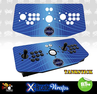 Mame V2 X Arcade Artwork Tankstick Overlay Graphic Sticker • £15.50