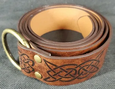 VONMELLI Medieval Knight Belt For Men LARP Renaissance O Ring Belt Viking 62  • $12.42