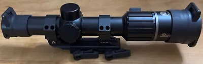 Burris Rt6 1-6x24mm And Atibal Tactical Quick Detach Scope Mount Combo. • $450