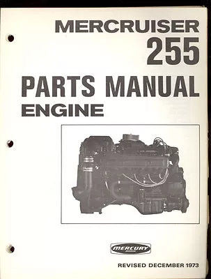 1970 Mercury 255 Inboard Mercruiser  Parts Manual / Original  • $19.99