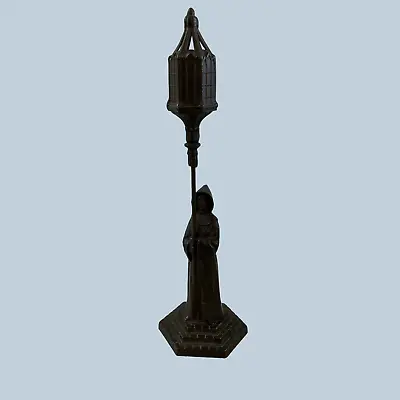 1920's Art Nouveau Vantines 1225 Monk Incense Burner France Speter Metal 9  Goth • $60