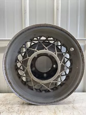 1935 Ford 16  MOTOR WIRE SPOKE WHEEL Original Flathead Deluxe Firestone  • $215