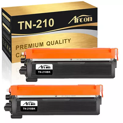 2PK TN210 Black Toner Cartridge For Brother TN210BK MFC-9325CW MFC-9125CN • $26.85