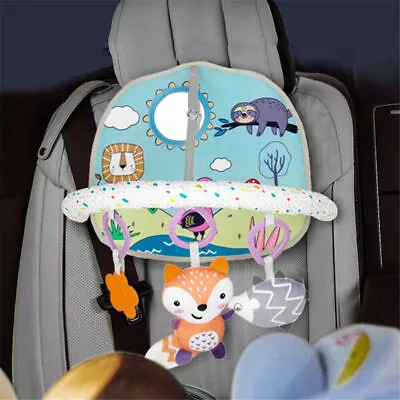 Infants Baby Car Seat Toy Travel Adjustable Sports Carseat Toy With Three Dolls﹤ • £19.99