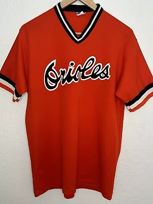 VTG Baltimore Orioles Shirt Men’s Extra Large Orange MLB Made In USA Jersey • $34.99