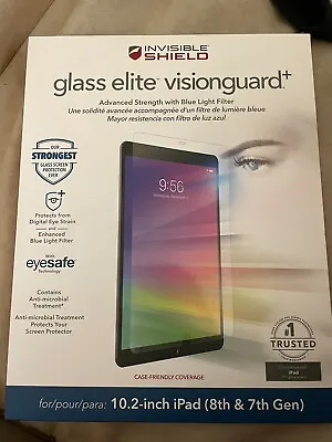 $24 • Buy ZAGG InvisibleShield Glass Elite VisionGuard+ Blue Light Filter Protector-10.2” 
