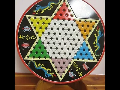 $15.99 • Buy Vintage Chinese Checkers Game Tin Pixie By Steven St Louis
