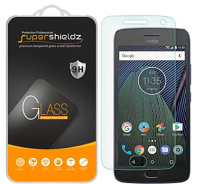 Supershieldz Tempered Glass Screen Protector Saver For Motorola  Moto G5 Plus  • $7.99