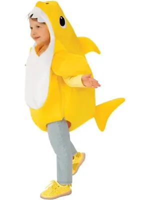 Rubie's Pinkfong Baby Shark Yellow Child Costume With Sound Infant 6-12 Months • £11.99