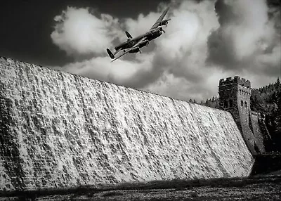 Dam Busters Bomber Plane World War 1 Canvas Picture Print Wall Art  • £23.09