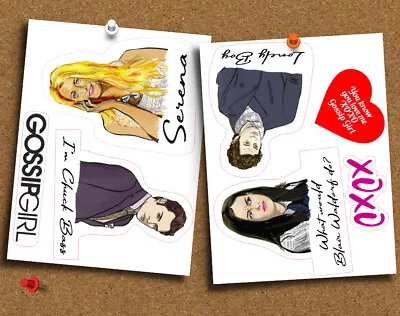 £2.99 • Buy Set Of 7 Gossip Girl Stickers, Planner, Laptop, Blair Waldorf, Chuck Bass