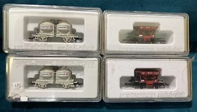 Z Scale Marklin Mini-Club Freight Cars In Original Boxes 8624 8632 • $95