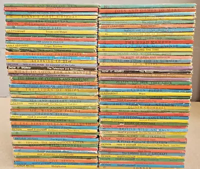 Vintage Ladybird Books Job Lot Of 120 Very Good Condition 1970s 1980s • £60