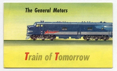 $7.99 • Buy ASTRA DOME Cars TRAIN Of TOMORROW 1947 General Motors RAILROAD Diesel LOCOMOTIVE