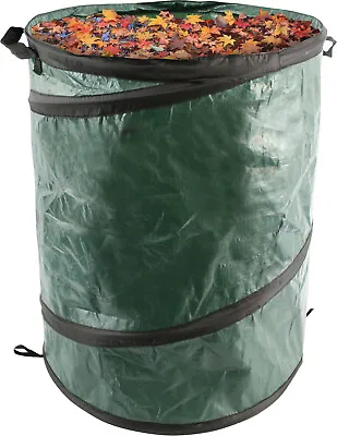 Green Heavy Duty Pop-Up Reusable Garden Disposal Waste Bag Carrier - Large 73L • £8.99