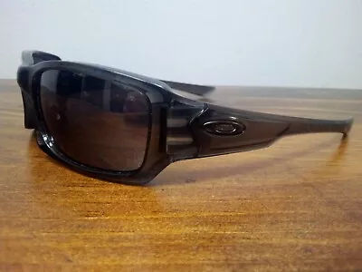 Vintage OAKLEY FIVE Sunglasses 03-439 Smoke Gray Made In USA Pre-owned With Case • $49.99