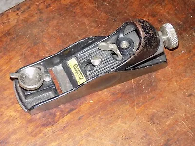 Vintage Stanley No 60 1/2p Low Angle Plane Usa Adjustable Throat • $12.99