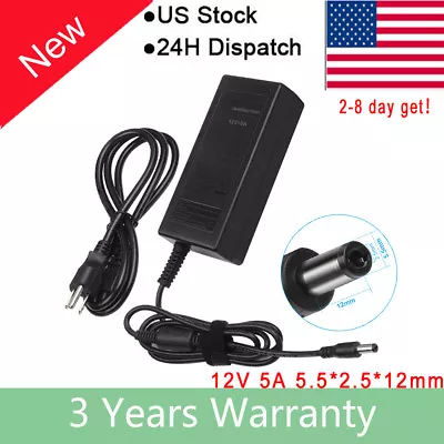 For HP 2011X 2211X 2311X LED LCD Monitor Charger AC Adapter Power Supply Cord US • $10.99