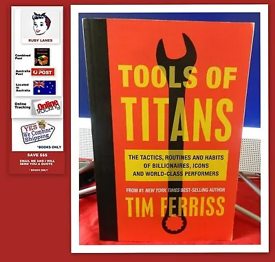 $11.03 • Buy Tools Of Titans : Tactics Routines Habits Of Billionaires Icons By Tim Ferriss