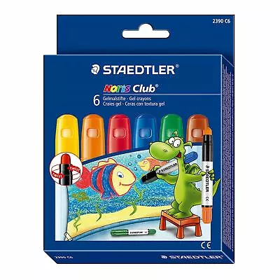 Staedtler Noris Club Gel Crayons - Glitter - Assorted Colours - Pack Of 6 • $11.14