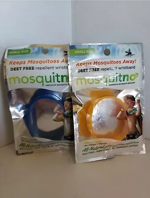  Mosquitno Innovative Repellent NO DEET Wristband Kids  New 12 Small Assorted • $23.99