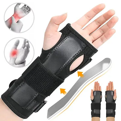 £10.96 • Buy Wrist Support Brace With Metal Splints For Joint Pain Arthritis Carpal Tunnel