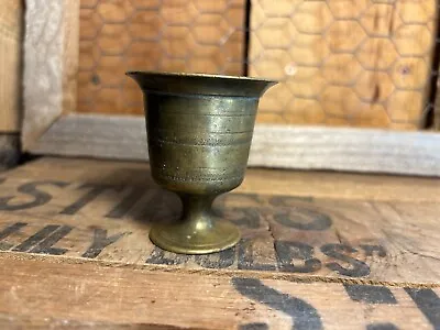 Vintage Small Brass Chalice Goblet Cup • $5.99