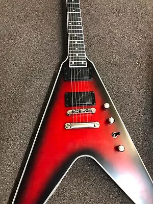 Epiphone Dave Mustaine Prophecy Flying V Figured Electric Guitar - Aged Dark Red • $1449