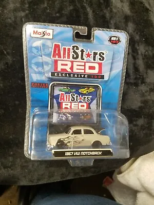 2008 Maisto All Stars Red Exclusive 100 1967 VW Notchback Diecast Car New • $24.99