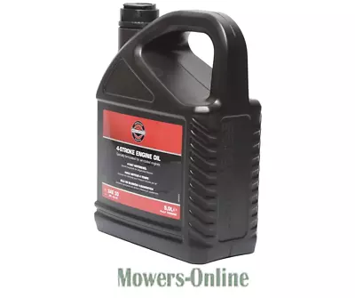 Briggs And Stratton 5 Litre SAE 30 Engine Oil 100009E Lawnmower Garden Tractor • £59.46