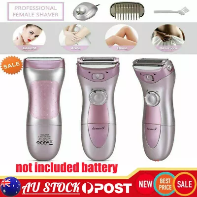 Electric Shaver Women Hair Remover Bikini Legs Underarm Body Face Trimmer • $20.89