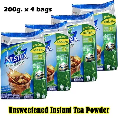 4Bags Unsweetened Nestea Instant Tea Powder Instant IceTea Mix Nestle No Sugar. • $129.99