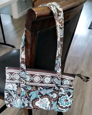 Vera Bradley - Handbag - Tote - Java Blue Brown - Quilted - 12 X 9 • $16