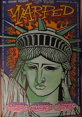 $41.10 • Buy VANS WARPED POSTER Horton Heat DEFTONES BGP196 Bad Relig NOFX MXPX 1998 C. Shaw 