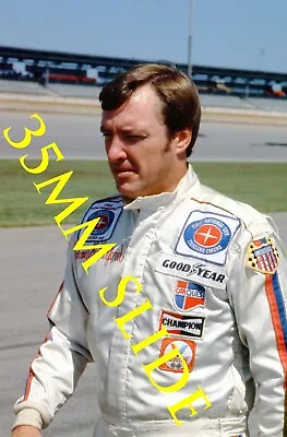 35mm Slide - Johnny Rutherford Close Up Shot Nascar #zr7 • $9.99