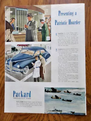 1945 Packard Ad WW 2 Theme Patriotic Hoarder 1945 Westinghouse Home Ad  Electric • $6