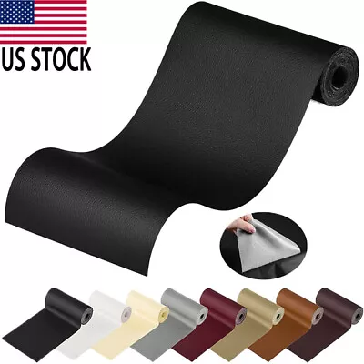 Leather Repair Tape Black Self-Adhesive Patch For Car Seats Couch Furniture Sofa • $9.49