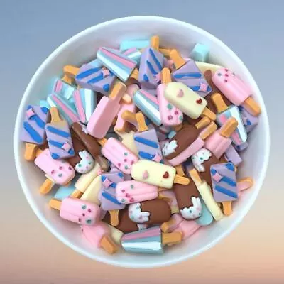 £2.99 • Buy Mix Fake Faux Food Ice Lolly, Kawaii Cabochon For Cards, FS32