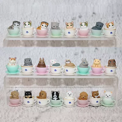 0.8 Inches Dog Statue Super Cute Dog Miniature Model Teacup Dog 8-piece Set • $13.99