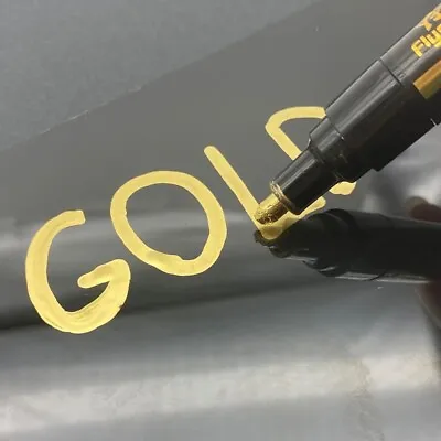 Metallic Liquid Chrome Mirror Finish Pens  Art Paint Markers 1mm • £5.49
