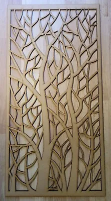 Tree Branch Decorative Screen Radiator Cabinet Cut Panel 2FT X 4FT 3mm 6mm 0001 • £24.65