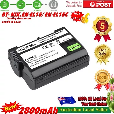 2800mAh PoA Battery For Nikon D7000 D7100 D7200 D7500 Z 5 Z5 Z 6 Z6 Z 7 Z7 Z7Q3 • $26.65