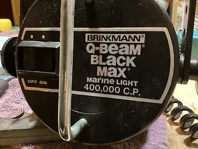 Good Used Brinkman Q-beam Black Max 400000 CP Marine Light • $45